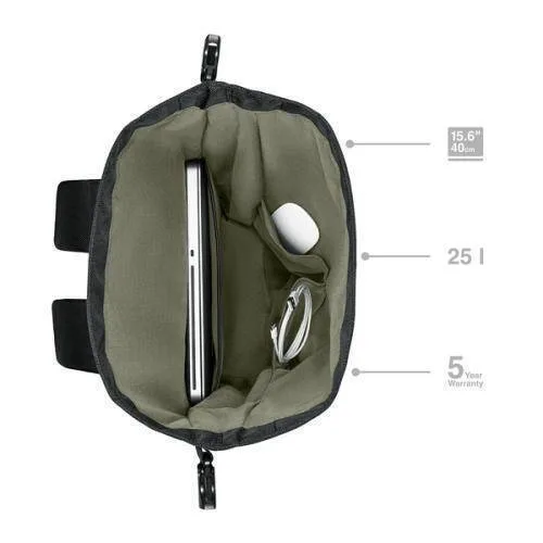 20260424100905_wenger_wenger_urbanone_roll_top_backpack_15_6_laptop_backpack_black.jpeg Wenger Wenger Urbanone Roll-top Backpack 15.6" Laptop Backpack Black - Image 1