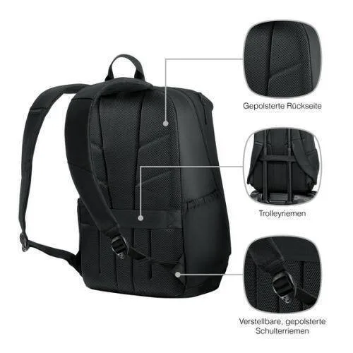 20260424100909_wenger_wenger_urbanone_backpack_15_6_laptop_backpack_black.jpeg Wenger Wenger Urbanone Backpack 15.6" Laptop Backpack Black - Image 1
