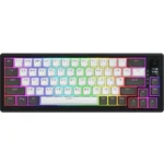HATOR Skyfall 65 Pro Ασύρματο Gaming Μηχανικό Πληκτρολόγιο 65% με RGB φωτισμό (Αγγλικό US) HATOR Aurum Vanila Silent Linear