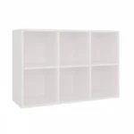 Βιβλιοθήκη Malax White 90x30x60εκ.