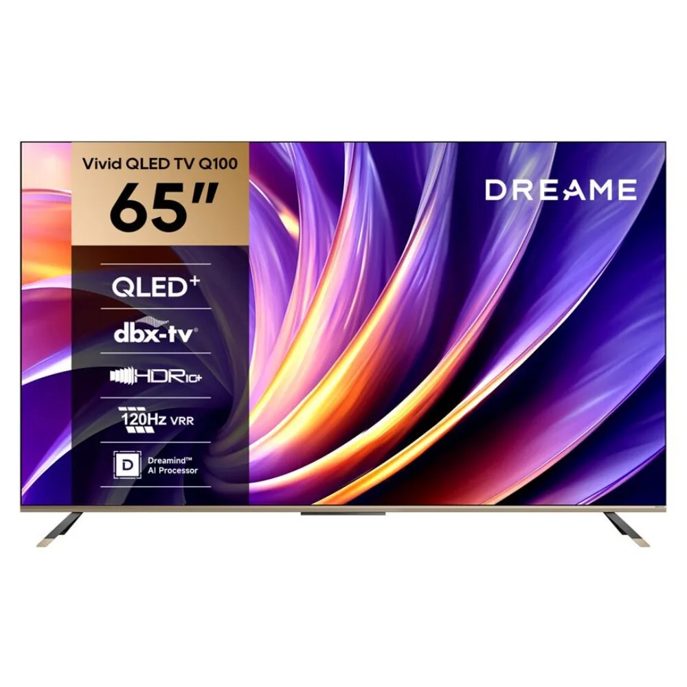 20260428102813_dreame_smart_tileorasi_65_4k_uhd_qled_vivid_hdr_65q100.jpeg Dreame Smart Τηλεόραση 65" 4K UHD QLED Vivid HDR 65Q100 - Image 1