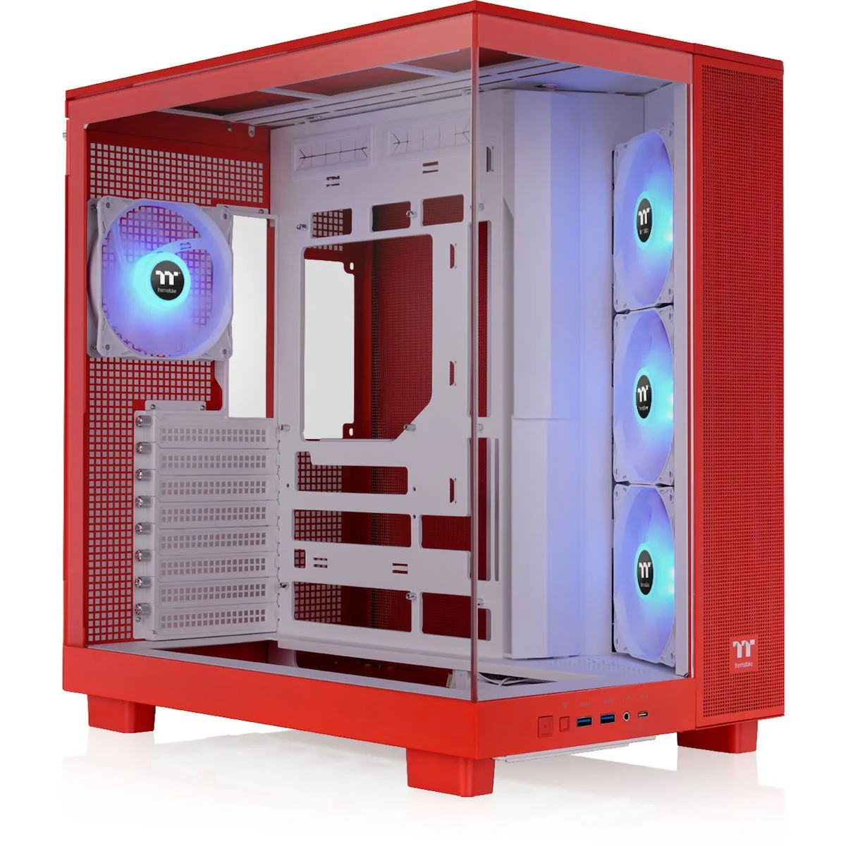Thermaltake View 380 XL TG ARGB Gaming Midi Tower Κουτί Υπολογιστή με Πλαϊνό Παράθυρο Flaming Orange - Image 1