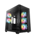 Deepcool CG590U 5F Gaming Midi Tower Κουτί Υπολογιστή με Πλαϊνό Παράθυρο και ARGB Φωτισμό Μαύρο