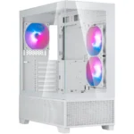Silverstone Lucid 05 Gaming Midi Tower Κουτί Υπολογιστή με Πλαϊνό Παράθυρο και ARGB Φωτισμό Λευκό