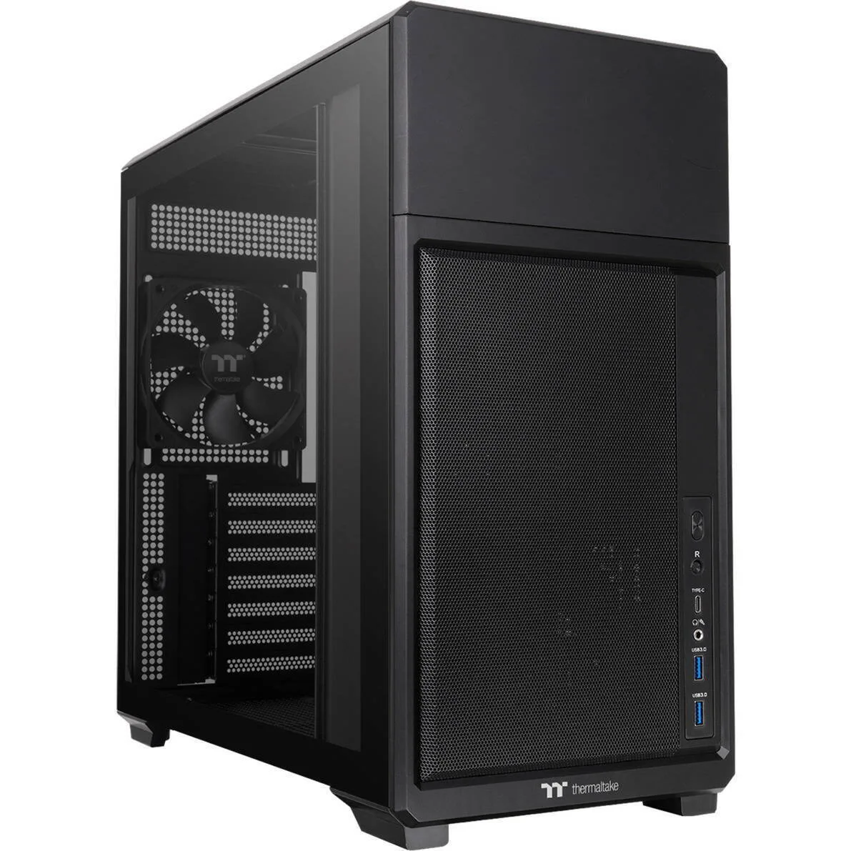 Thermaltake TR300 Gaming Midi Tower Κουτί Υπολογιστή με Πλαϊνό Παράθυρο Μαύρο - Image 1