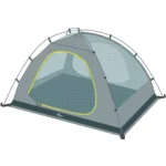Jack Wolfskin Καλοκαιρινή Σκηνή Camping Igloo Ασημί 3008031-5155