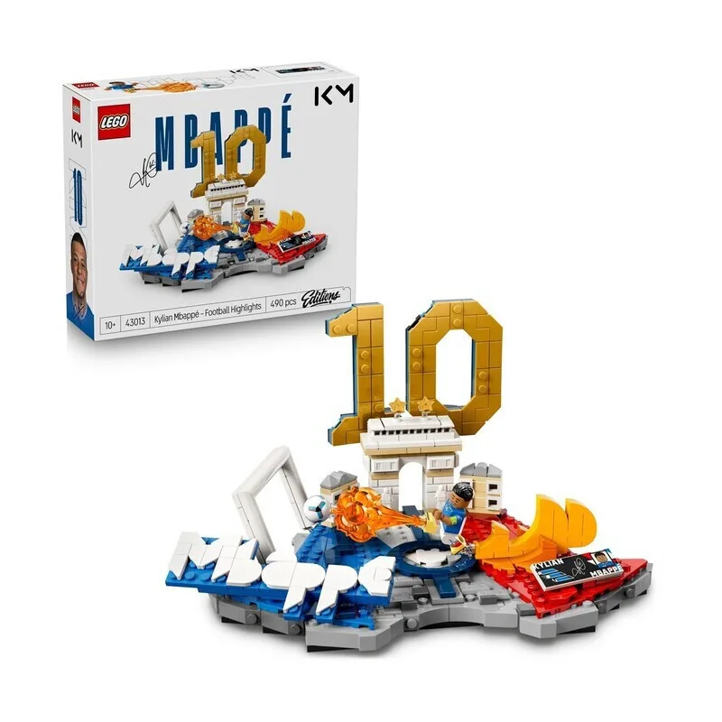 20260430100436_lego_editions_kylian_mbapp_soccer_highlights_gia_10_eton_490tmch_43013.jpeg LEGO Editions Kylian Mbappé - Soccer Highlights για 10+ Ετών 490τμχ 43013 - Image 1