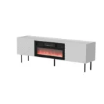Έπιπλο Τηλεόρασης Aesthetic White + Black Μ180xΠ59xΥ40cm