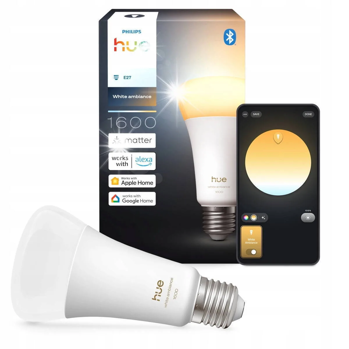 20260430155821_philips_smart_lampa_led_gia_ntoui_e27_rythmizomeno_leyko_1600lm.jpeg Philips Smart Λάμπα LED για Ντουί E27 Ρυθμιζόμενο Λευκό 1600lm - Image 1