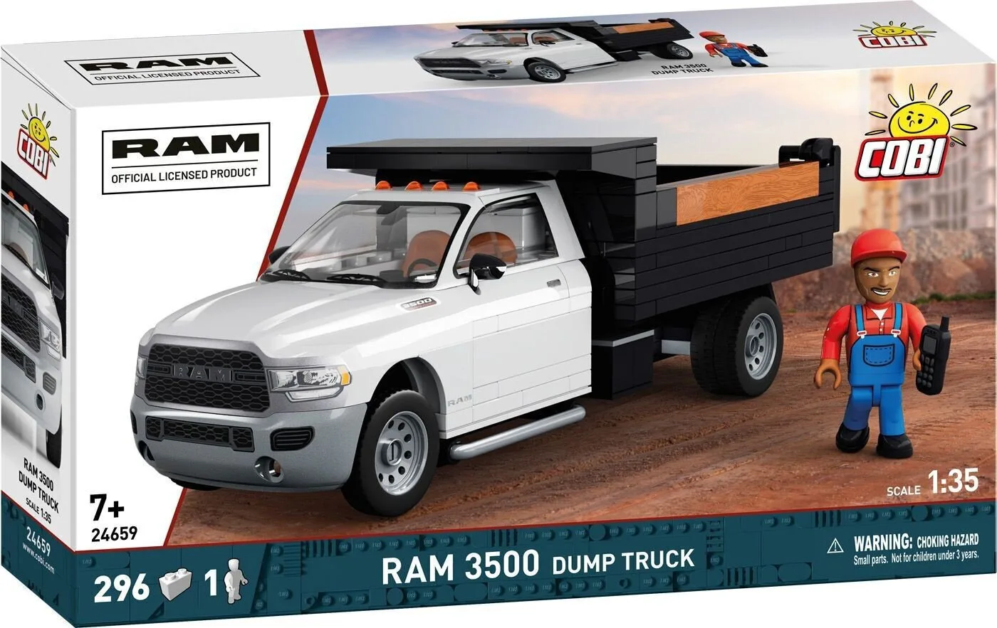 Cobi Τουβλάκια RAM 3500 Dump Truck για 7+ Ετών 296τμχ - Image 1