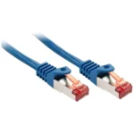Lindy U/UTP Cat.7 (10Gbps) Καλώδιο Δικτύου Ethernet 0.3m Μπλε 47275