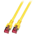 EFB S/FTP Cat.6 (Gigabit) Καλώδιο Δικτύου Ethernet 0.5m Κίτρινο K5511.0,5