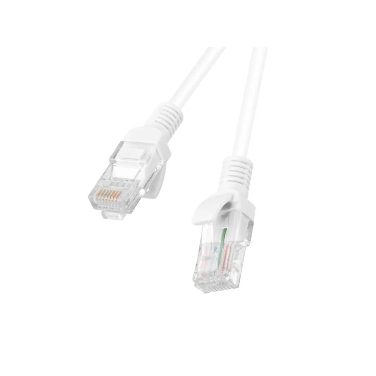 Lanberg U/UTP Cat.6 (Gigabit) Καλώδιο Δικτύου Ethernet 1m Λευκό PCU6-10CC-0100-W - Image 1