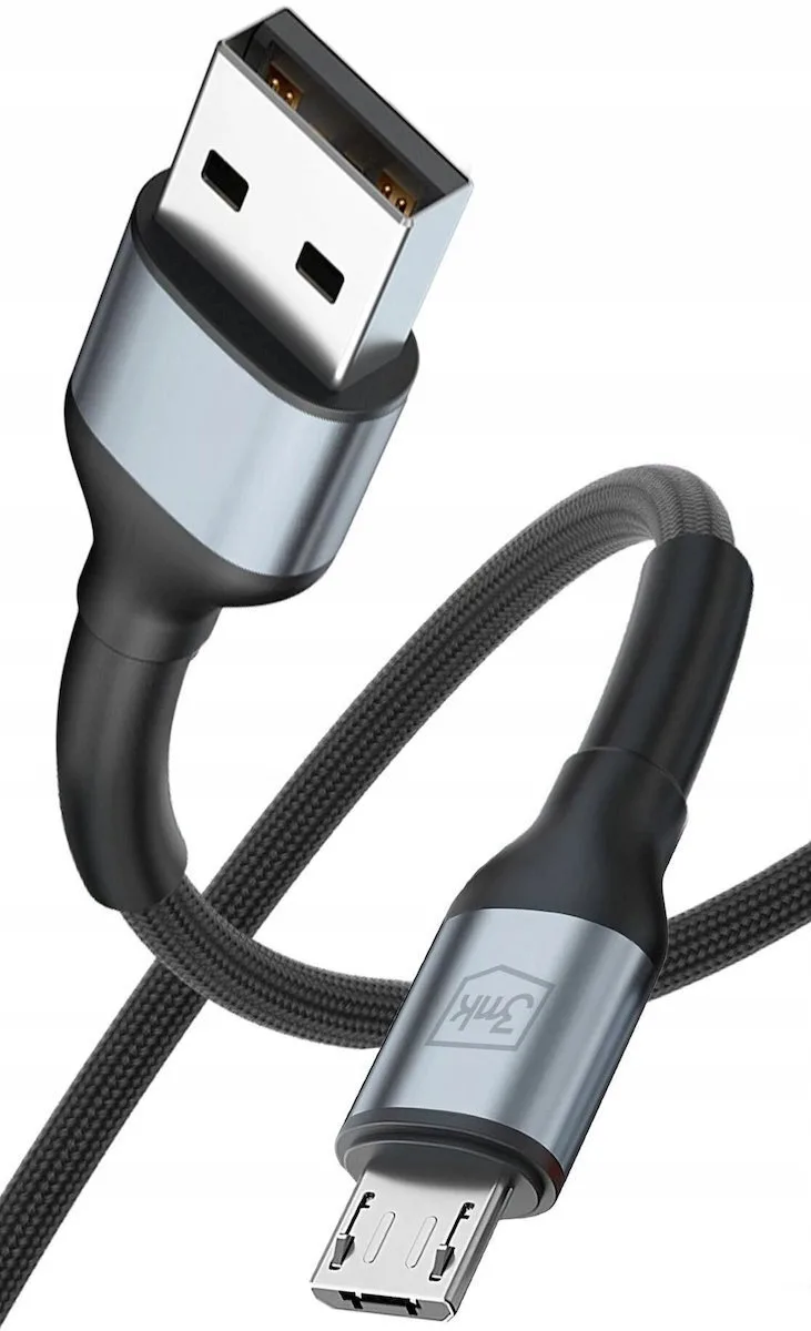 20260506124501_3mk_regular_usb_2_0_to_micro_usb_cable_mayro_0_5m_1tmch.jpeg 3MK Regular USB 2.0 to micro USB Cable Μαύρο 0.5m 1τμχ - Image 1