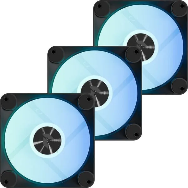 20260506160503_apnx_fp1_r_120_case_fan.jpeg APNX FP1-R 120 Reverse Blade Case Fan (1600rpm / 62.9cfm) με ARGB Φωτισμό και Σύνδεση 4-Pin PWM 3τμχ - Image 1