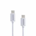 Adata USB 2.0 Cable USB-C male - USB-C Λευκό 2m CACC-200PN-WH