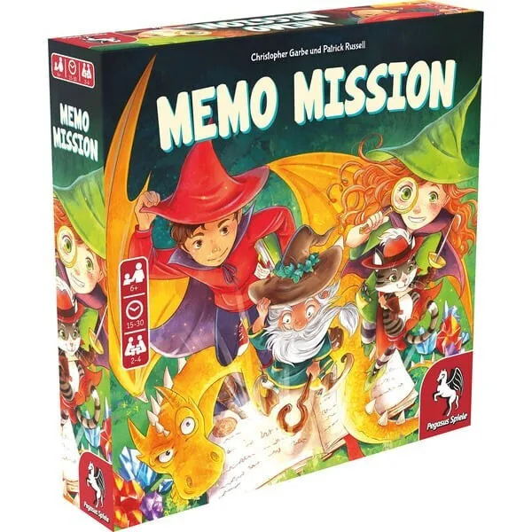 20260507113339_epitrapezio_paichnidi_memo_mission_gia_2_4_paiktes_6_eton_66029g_ger_pegasus_spiele.jpeg Επιτραπέζιο Παιχνίδι Memo Mission για 2-4 Παίκτες 6+ Ετών 66029G (GER) Pegasus Spiele - Image 1