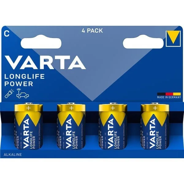 20260507114912_varta_longlife_power_alkaliki_mpataria_c_1_5v_04914121424.jpeg Varta Longlife Power Αλκαλική Μπαταρία C 1.5V 04914121424 - Image 1