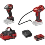 Einhell Professional Machine Set TP-CW 18/260 + CE-CC 18 Kit Σετ Κομπρεσέρ Αέρα & Μπουλονόκλειδο 18V με 1 Μπαταρία 4Ah και Θήκη