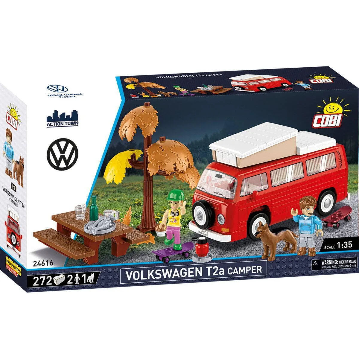 Cobi Τουβλάκια Volkswagen T2a Camper Van για 7+ Ετών 272τμχ - Image 1