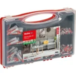 Fischer Meister-box Xl Living Room Dowels Light Grey Red 280 Pieces