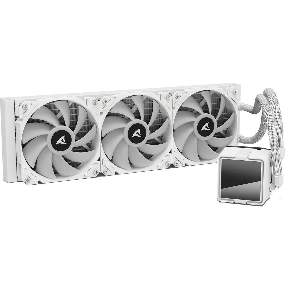 Sharkoon S60 Υδρόψυξη AIO CPU με 3 Ανεμιστήρες 120mm και ARGB Φωτισμό Λευκή - Image 1