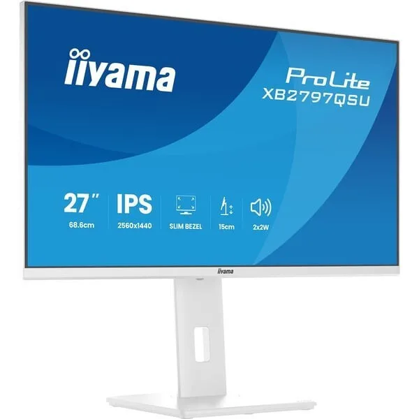 20260508130304_iiyama_prolite_xb2797qsu_w1_ips_monitor_27_qhd_2560by1440_leyko.jpeg Iiyama Prolite XB2797QSU-W1 IPS Monitor 27" QHD 2560x1440 Λευκό - Image 1