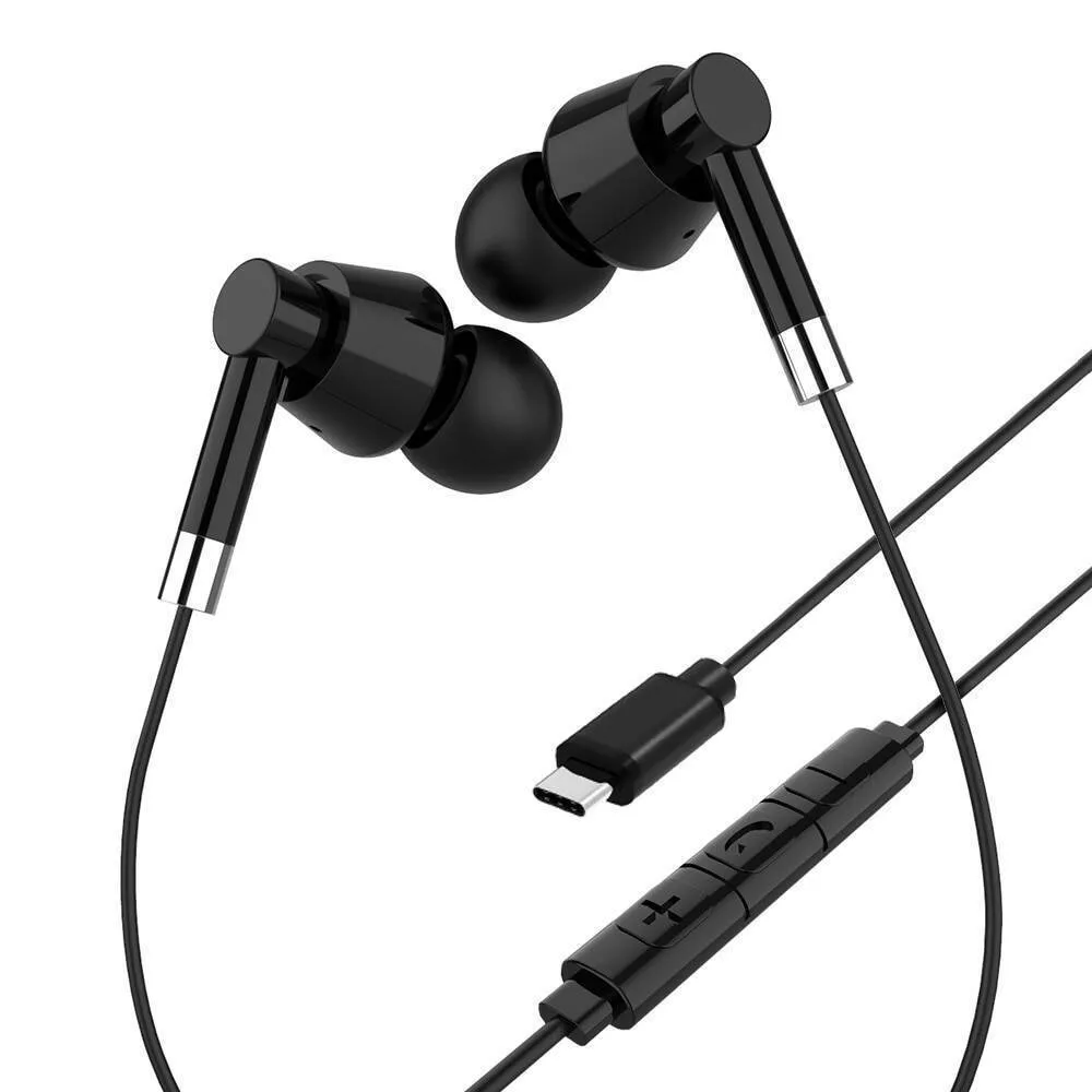 Ακουστικά Media-tech Media-tech Ακουστικά Ψείρες Earphones All Usb-c Μαύρα - Image 1
