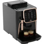 Arzum Okka Espresso Pro Αυτόματη Μηχανή Espresso 1450W Πίεσης 19bar με Μύλο Άλεσης Μαύρη