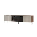 Έπιπλο Τηλεόρασης Almera Walnut/cashmere Μ180.5xΠ42xΥ52.5cm