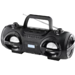 Fm Radio Cd Bluetooth Gogen Cdm 425 Btdab 25 W Mp3 Usb Sd Card Remote Control Black Silver