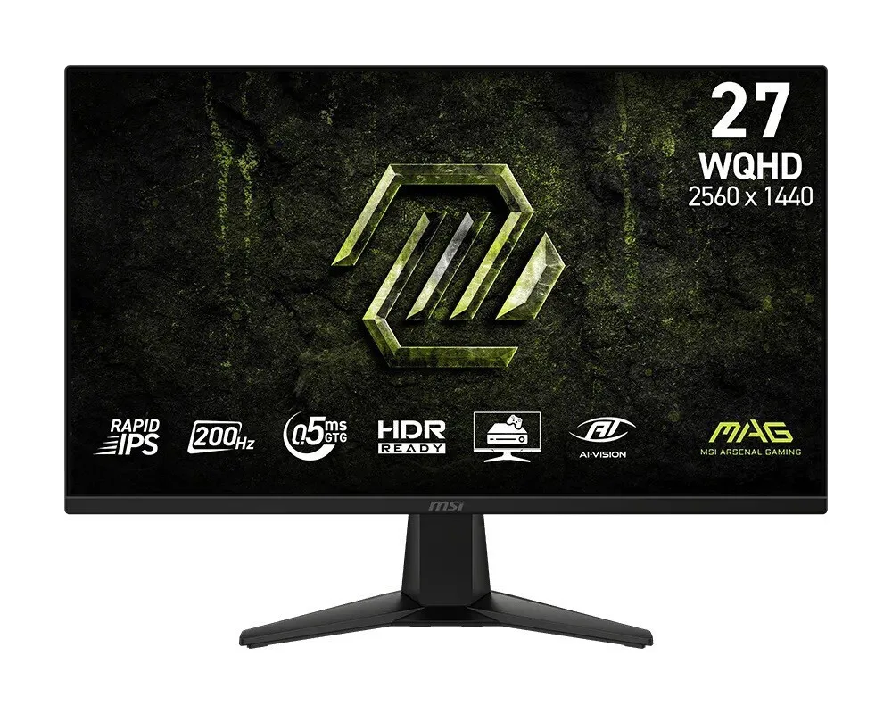 MSI MAG 275QF E20 IPS HDR Gaming Monitor 27" QHD 2560x1440 200Hz με Χρόνο Απόκρισης 0.5ms GTG - Image 1