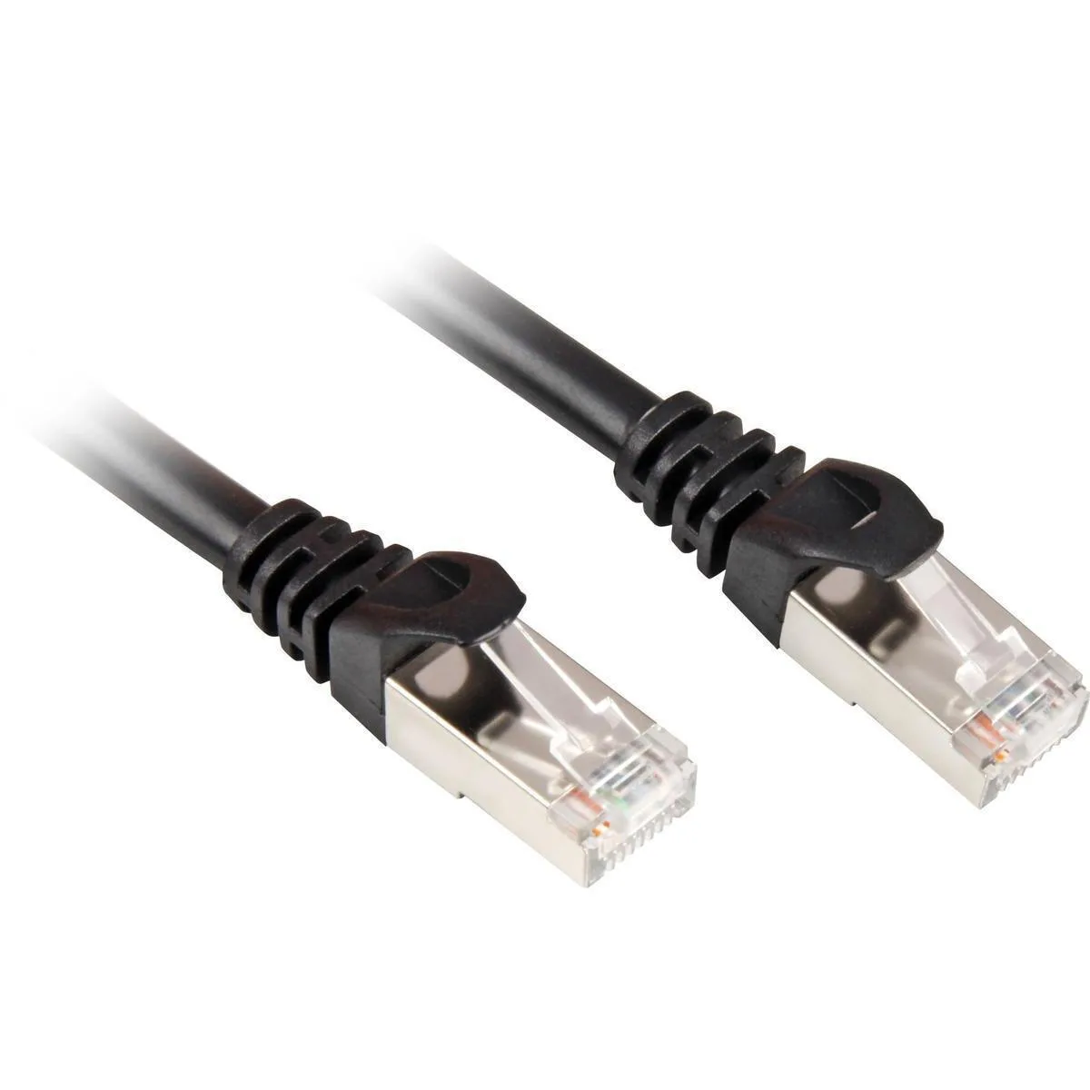 Sharkoon S/FTP Cat.6 (Gigabit) Καλώδιο Δικτύου Ethernet 1.5m Μαύρο - Image 1