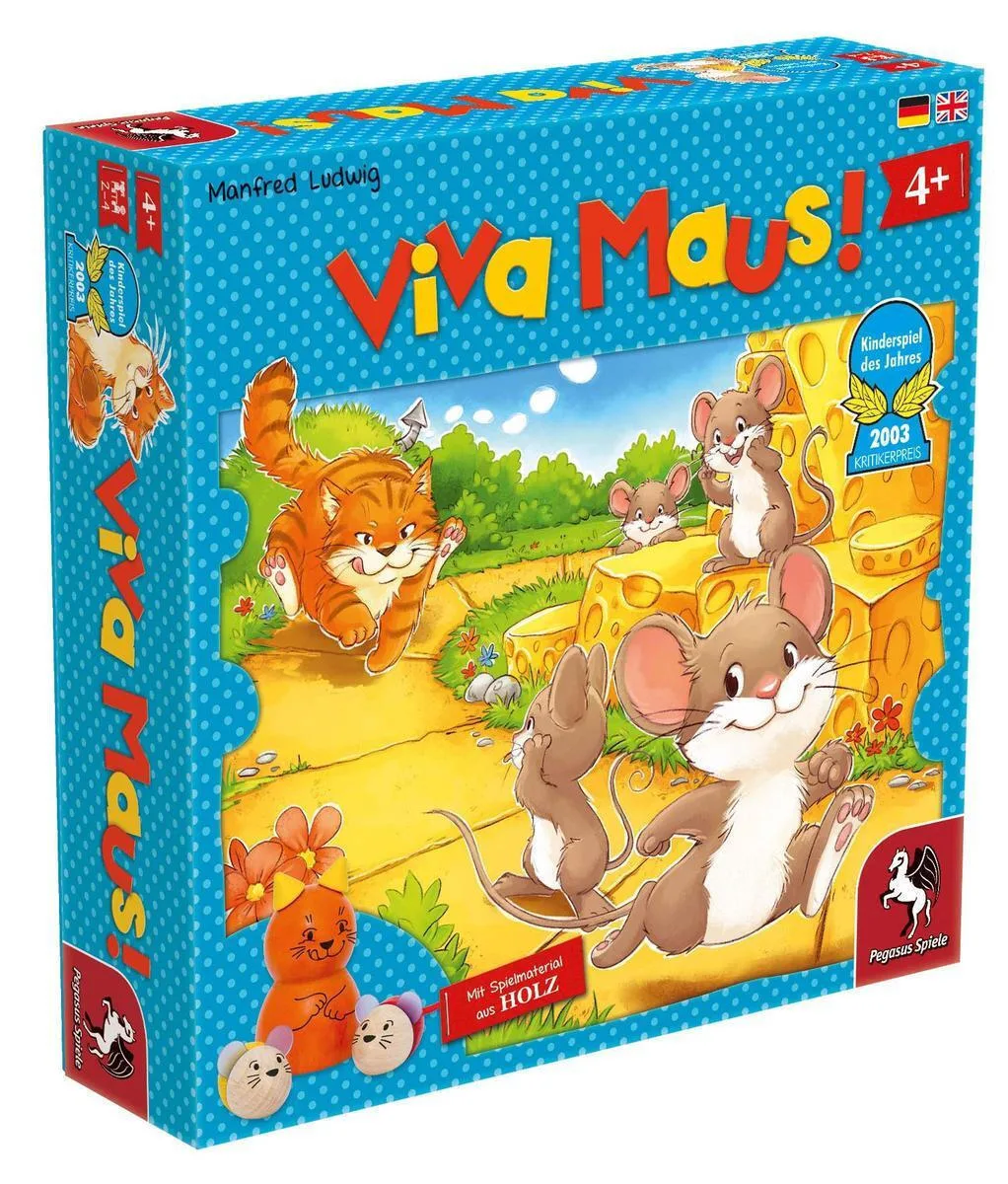 Επιτραπέζιο Παιχνίδι Viva Maus! για 2-4 Παίκτες 4+ Ετών 66004G Pegasus Spiele - Image 1