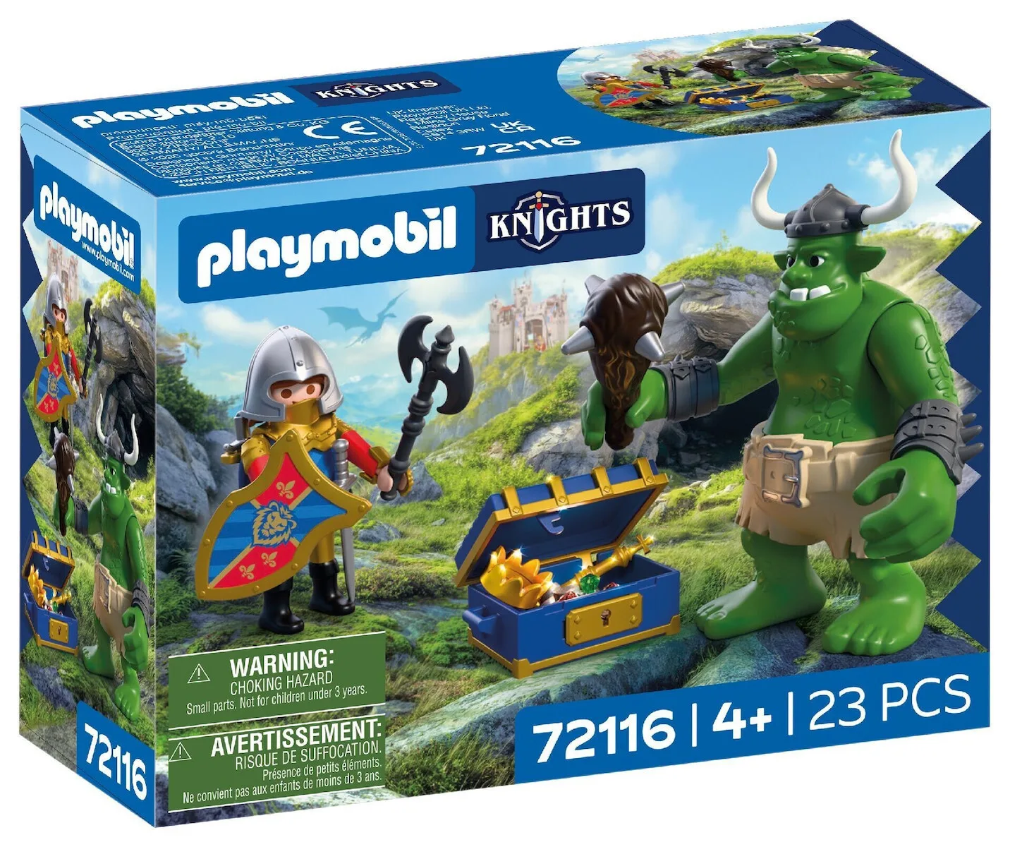 20260515112651_playmobil_knights_leontokardos_ippotis_kai_trol_me_thisayro_gia_4_eton_72116.jpeg Playmobil Knights Λεοντόκαρδος Ιππότης και Τρολ με Θησαυρό για 4 ετών 72116 - Image 1