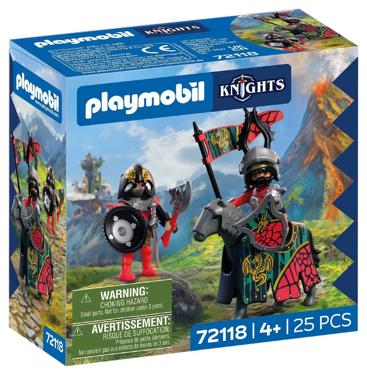 Playmobil Knights Αρχηγός Ιπποτών Δράκων και Πολεμιστής για 4 ετών 72118 - Image 1