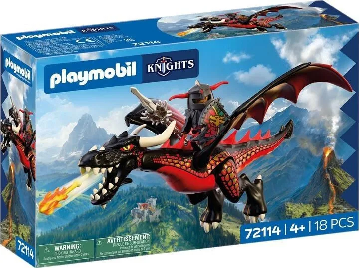 20260515113202_playmobil_knights_mayros_drakos_kai_ippotis_gia_4_eton_72114.jpeg Playmobil Knights Μαύρος Δράκος και Ιππότης για 4 ετών 72114 - Image 1