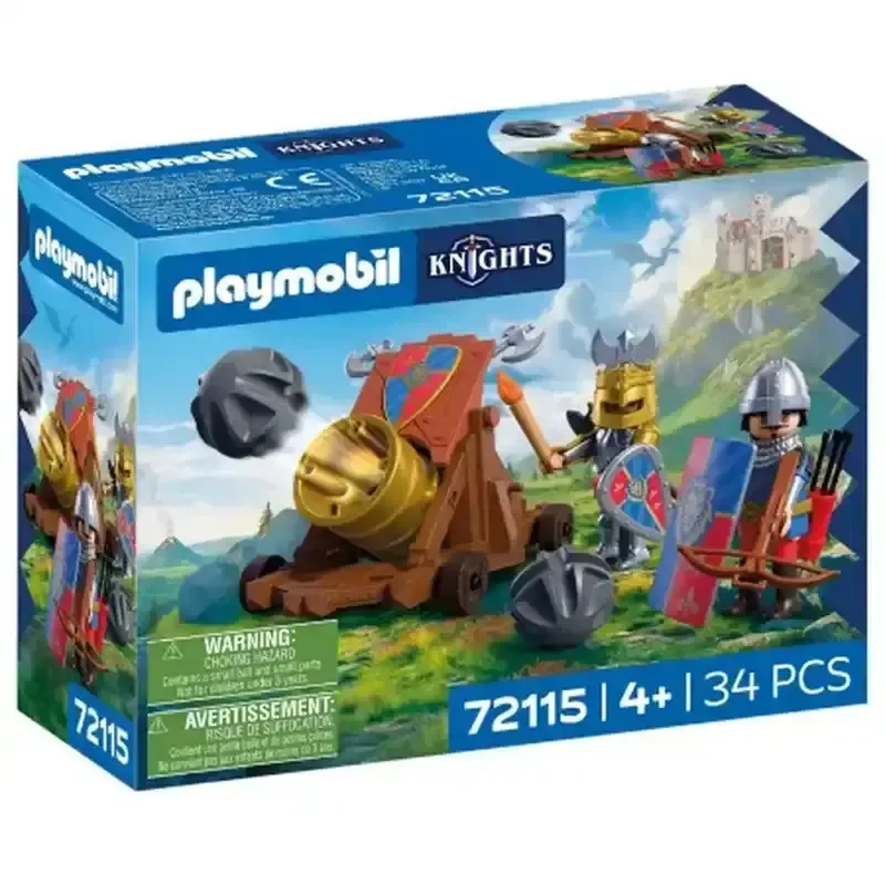 Playmobil Knights Λεοντόκαρδοι Ιππότες Με Κανόνι για 4 ετών 72115 - Image 1