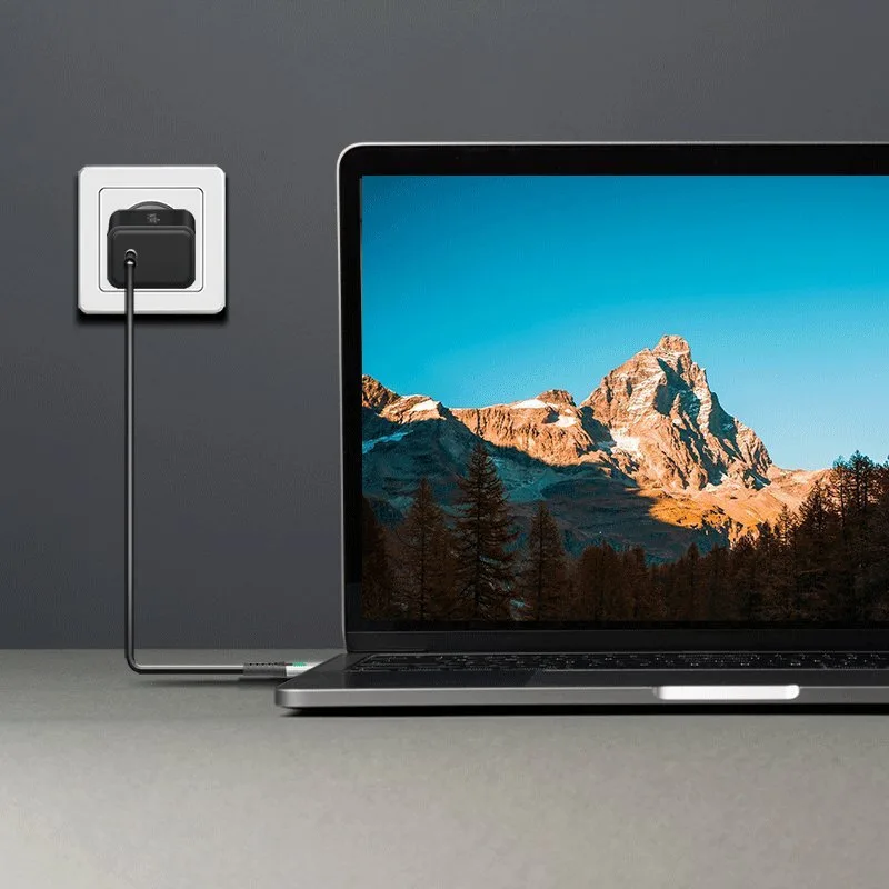 20260520115009_086d428b.jpeg LogiLink Braided / LED USB 3.2 Cable USB-C male - USB-C 240W PD Μαύρο 0.5m CU0441 - Image 1