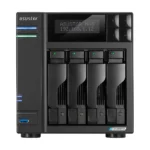 Asustor Lockerstor 4 Gen2 (AS6704T V2) NAS Tower με 4 θέσεις για HDD/M.2/SSD και 2 θύρες Ethernet