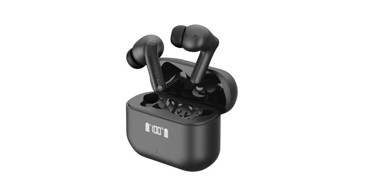 Audeeo Novatune Earbud / In-ear Bluetooth Handsfree Ακουστικά με Αντοχή στον Ιδρώτα και Θήκη Φόρτισης Μαύρα - Image 1