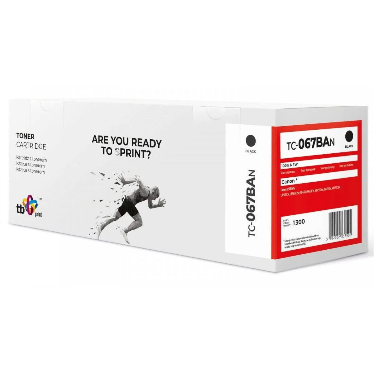 20260522094921_tb_print_symvato_toner_gia_laser_ektypoti_hp_canon_mf650_mayro_tc_067ban.jpeg TB Print Συμβατό Toner για Laser Εκτυπωτή HP Canon Mf650 Μαύρο TC-067BAN - Image 1