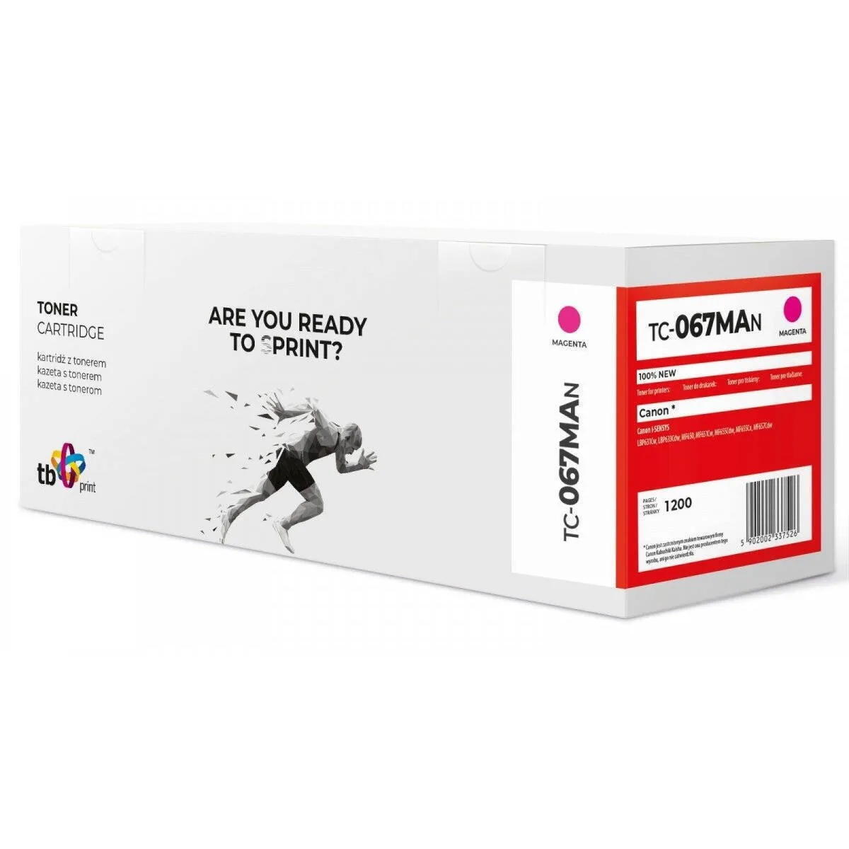 20260522094923_tb_print_symvato_toner_gia_laser_ektypoti_hp_canon_mf650_mayro_tc_067man.jpeg TB Print Συμβατό Toner για Laser Εκτυπωτή HP Canon Mf650 Μαύρο TC-067MAN - Image 1