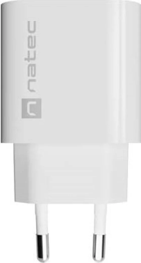 Natec Φορτιστής Χωρίς Καλώδιο με Θύρα USB-A 18W Λευκός (NUC-2392) - Image 1