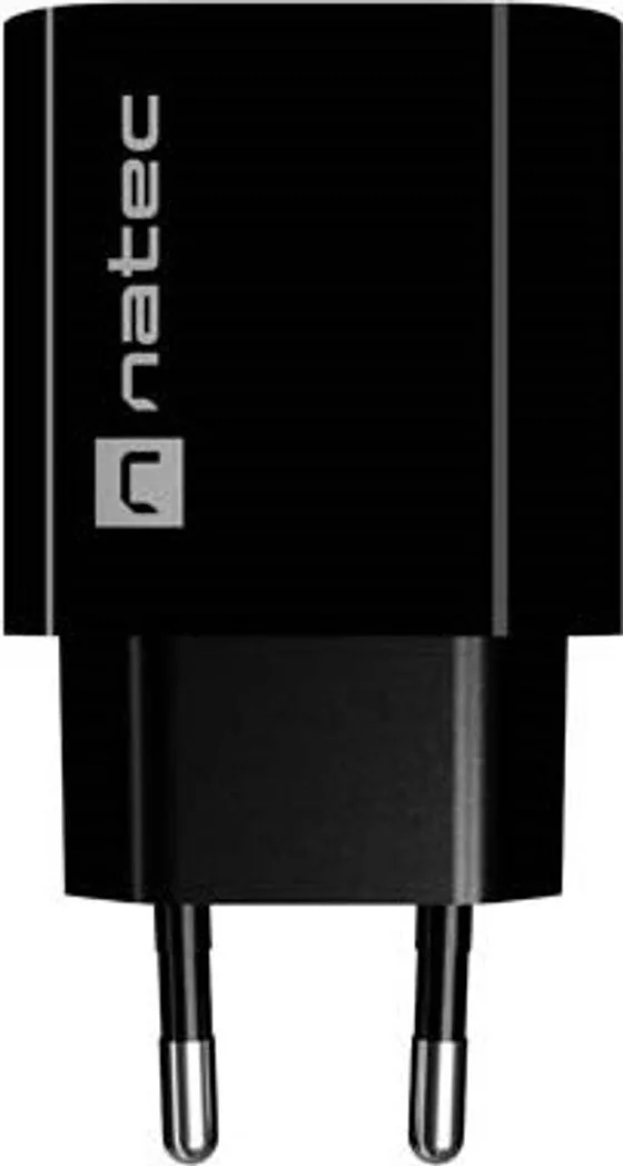 Natec Φορτιστής Χωρίς Καλώδιο με Θύρα USB-A και Θύρα USB-C 20W Power Delivery / Quick Charge 3.0 Μαύρος (Ribera NUC-2397) - Image 1