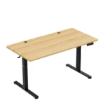 Ηλεκτρικό Γραφείο Ξύλινο Electric Desk Leader 7.3 Craft με LED 140x70x118εκ.