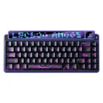 Aula AMG65 Ασύρματο Gaming Μηχανικό Πληκτρολόγιο 65% με Light Feather διακόπτες και RGB φωτισμό (Αγγλικό US) Μωβ