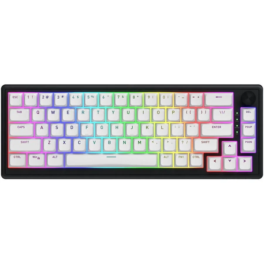HATOR Skyfall 60 Ασύρματο Gaming Μηχανικό Πληκτρολόγιο 60% με RGB φωτισμό (Αγγλικό US) Aurum Sterling Linear - Image 1