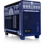 Thermaltake TR100 Koralie Edition Mini Tower Κουτί Υπολογιστή Cobalt Blue