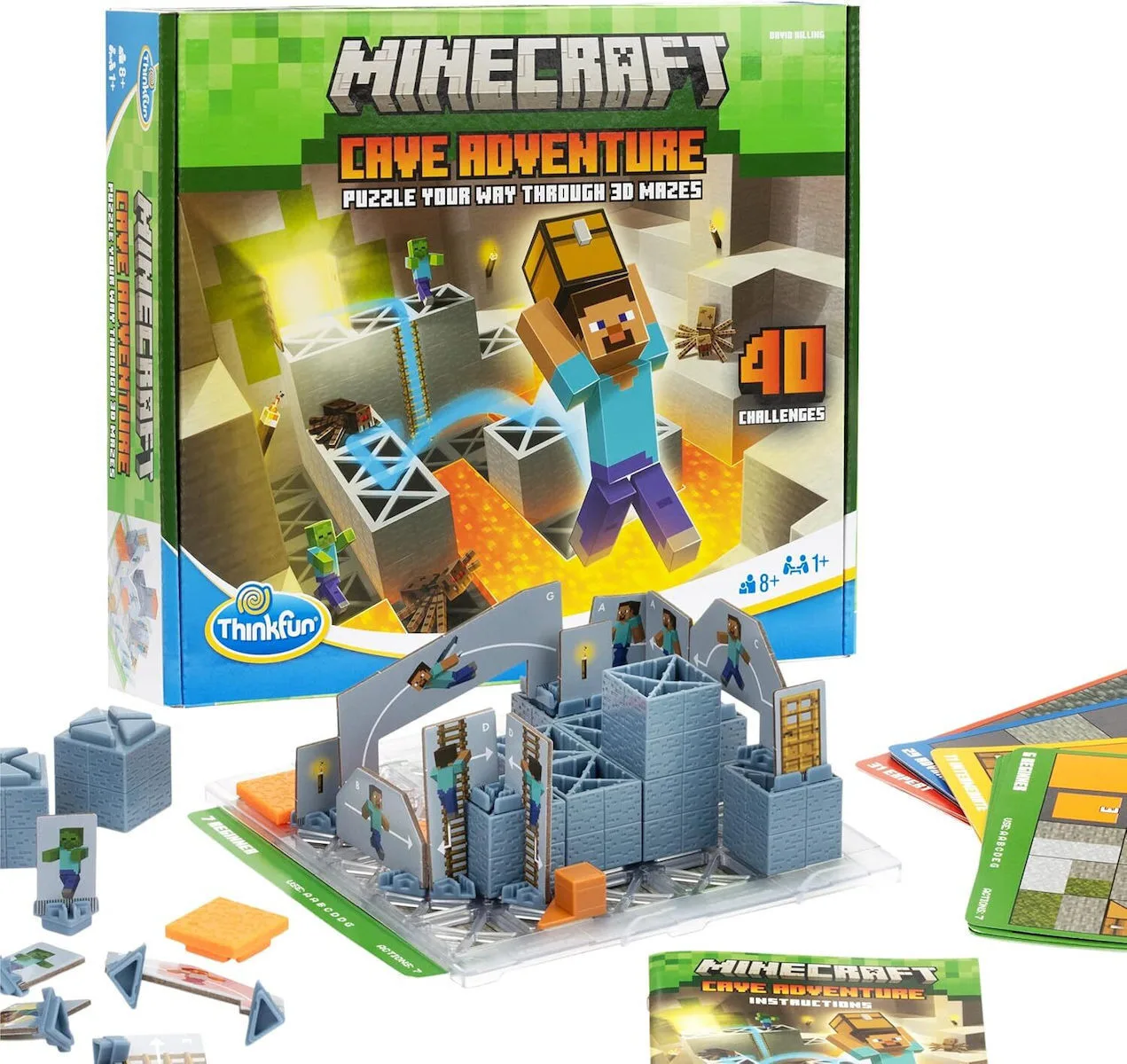 20260528131931_epitrapezio_paichnidi_minecraft_cave_adventure_gia_1_paiktes_8_eton_thi76700_en_think_fun.jpeg Επιτραπέζιο Παιχνίδι Minecraft Cave Adventure για 1+ Παίκτες 8+ Ετών THI76700 (EN) Think Fun - Image 1